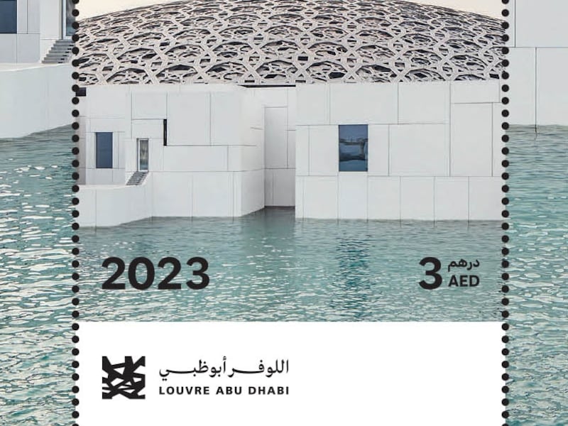 The new stamps are available at post offices or online, costing Dh3. Photo: Emirates Post Group