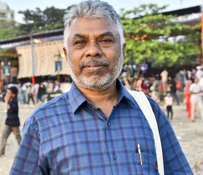 Author Perumal Murugan whose book is in the longlist for the 2023 International Booker Prize 