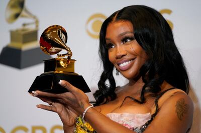 SZA leads this year's Grammys with nine nominations. AP 