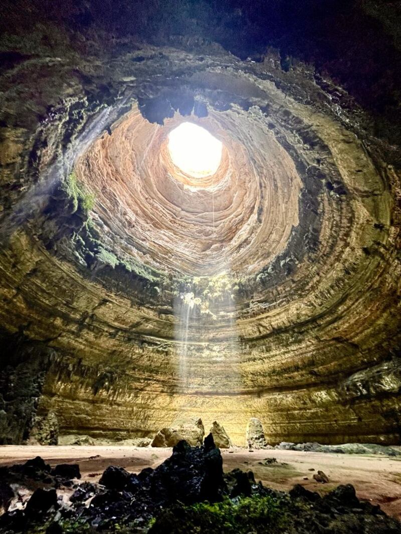 The 'Well of Hell' sinkhole in Al Mahra governorate, Yemen. All photos: Oman Cave Exploration Team