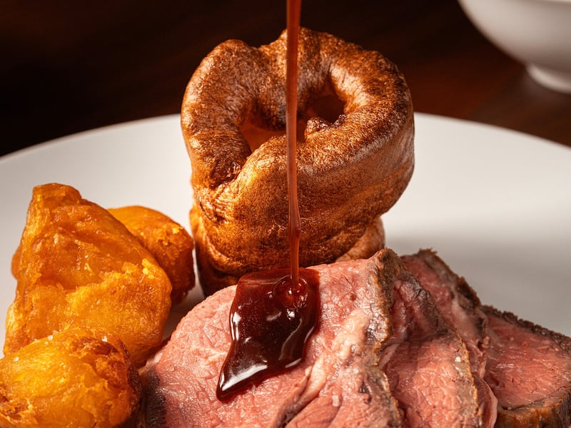 The roast beef at Dinner by Heston