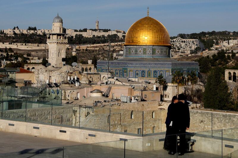 FILE PHOTO: A general view shows the Dome of the Rock and Jerusalem's Old City December 4, 2017. REUTERS/Ronen Zvulun/File Photo