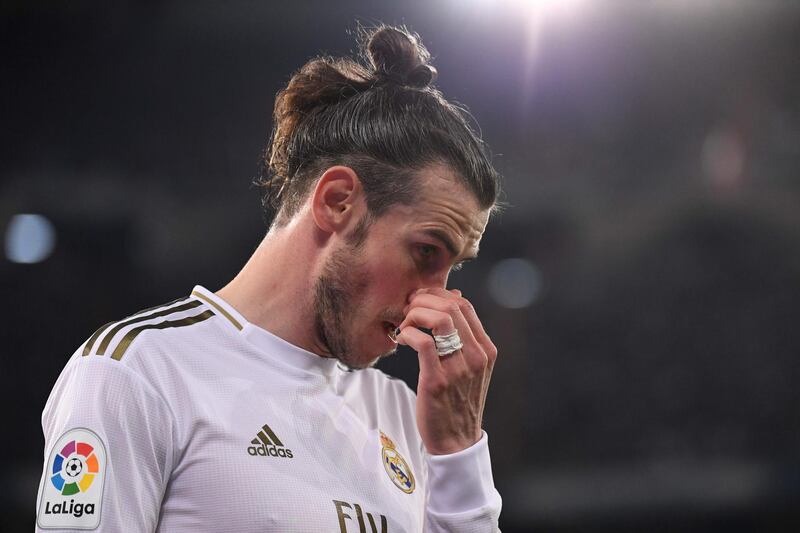 Gareth Bale during Real Madrid's La Liga game Celta de Vigo. AFP