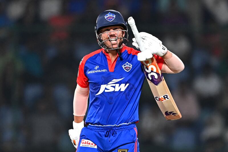 David Warner has struck three half-centuries in four innings but his Delhi Capitals side have lost all four games. AFP