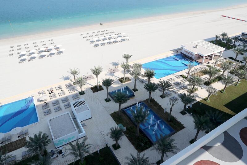 DUBAI, UNITED ARAB EMIRATES, December 10 – View from the Junior suite at the RIU hotel on Deira Island in Dubai. (Pawan Singh / The National) For News/Lifestyle/Online/Instagram. Story by Kelly