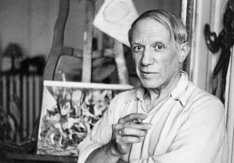 Picasso died in his Cannes home on April 8, 1973. Getty Images