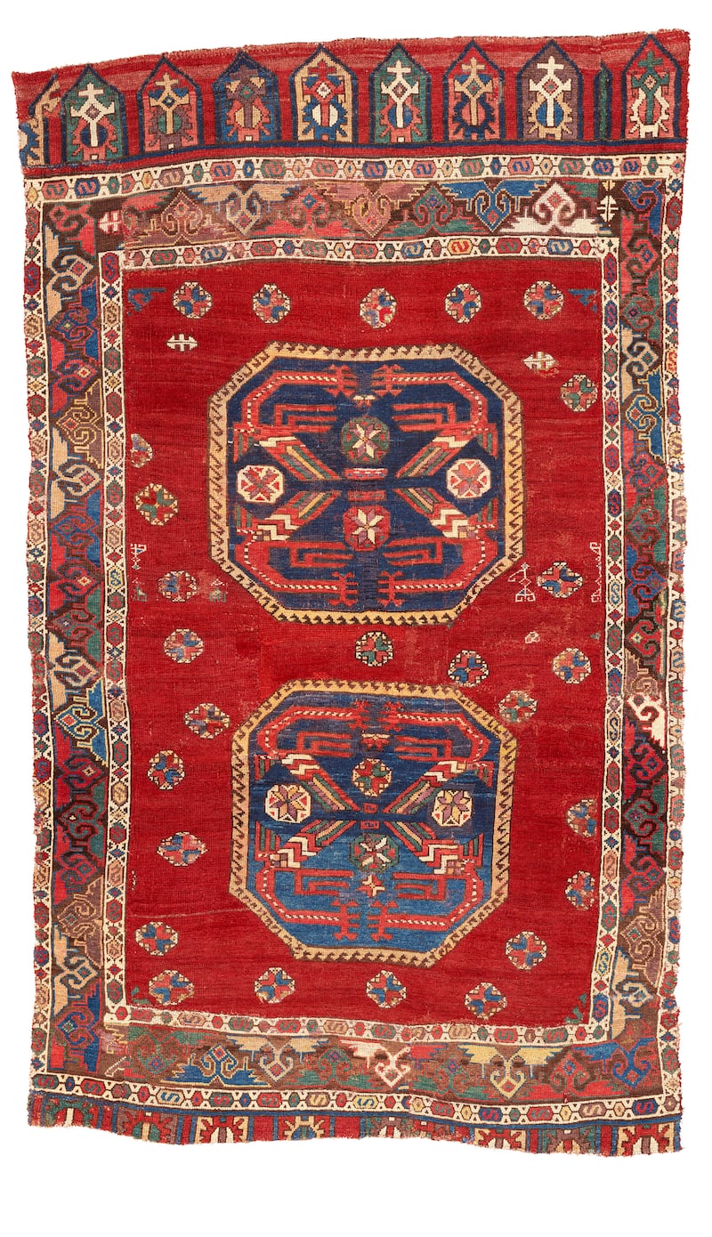 Lot 195 - an Anatolian Phoenix in Octagon rug