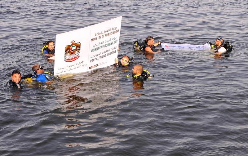 Ministry of Public Works launches ports cleaning initiative in Ajman.