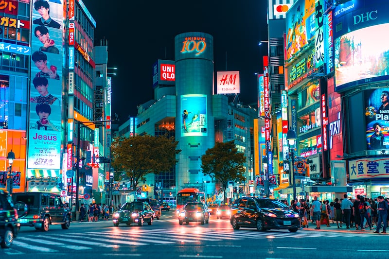 Tokyo's vibrant Shibuya district. Photo: Jezael Melgoza / Unsplash