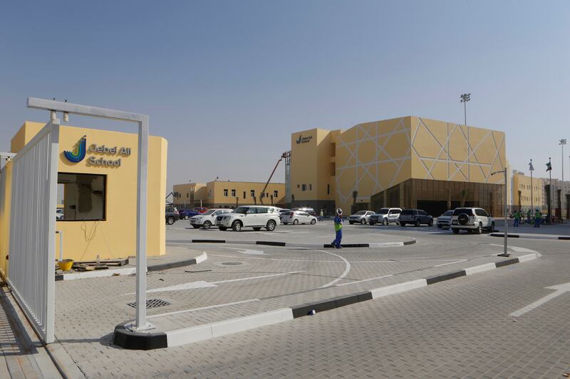 Dubai, United Arab Emirates - August 31, 2016.  The soon to open Jebel Ali School along Hessa street near Remraam, failed to get an approval from KHDA this year.  ( Jeffrey E Biteng / The National )  Editor's Note;  ID 77302 *** Local Caption ***  JB310816-JAliSchool03.jpg