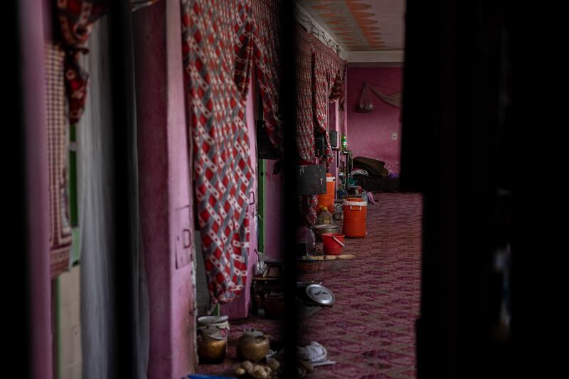 Rooms at the Pul-e-Charkhi prison, where previously up to 14 inmates slept in bunk beds and cushions on the floor. Stefanie Glinski for The National