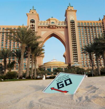 A Dubai version of Monopoly is set to hit shelves later this year. Courtesy Atlantis, The Palm