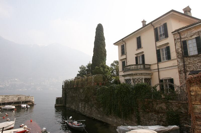 George Clooney's Italian home, Villa Oleandra, on Lake Como's south-western shores, in Laglio. AFP