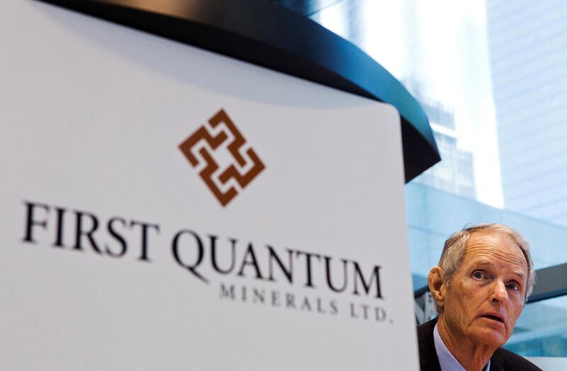 FILE PHOTO: First Quantum Minerals Chairman, CEO and Director Philip Pascall looks on during their annual general meeting for shareholders in Toronto, Ontario, Canada, May 9, 2012.  REUTERS/Mark Blinch/File Photo