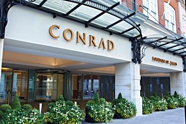 Behind the grand old facade of the Conrad St James is a modern hotel which opened in 2012. Hilton Hotels