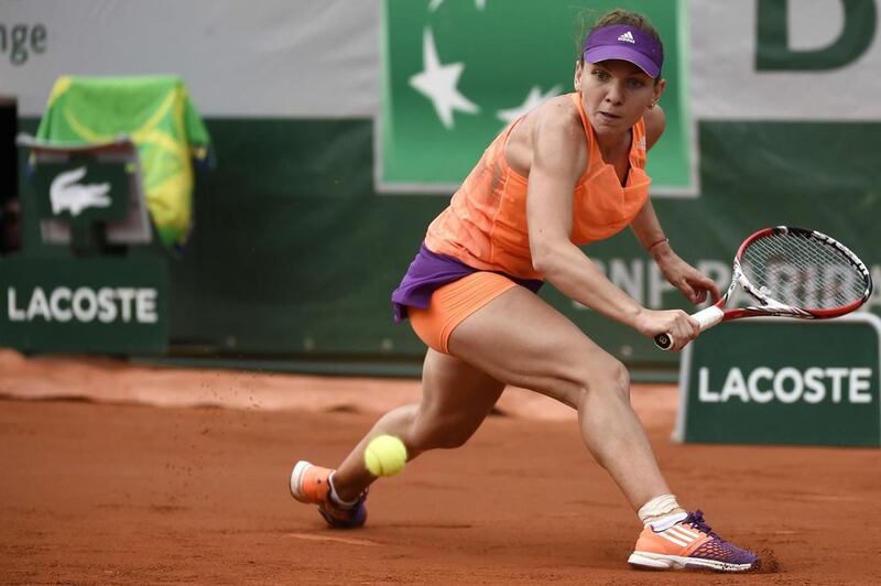 Halep was playing in her first grand slam final. Pascal Guyot / AFP