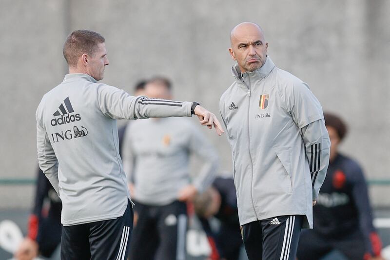 Belgium head coach Roberto Martinez. AFP