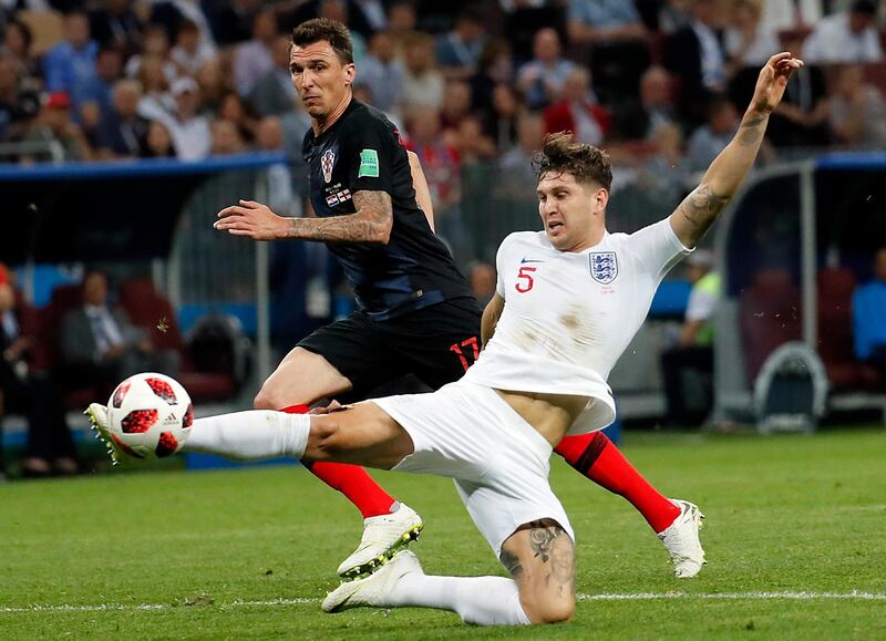 John Stones 6 - header cleared off the line in the second half but caught napping when Mandzukic nipped in behind him to score the winner.  EPA