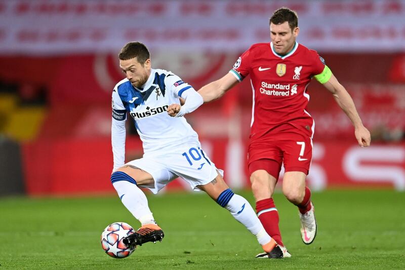 LM Papu Gomez (Atalanta). The architect of the big shock of the matchday, the Argentinian's eye for how to find a pocket of space and his excellent delivery undid Liverpool. AP