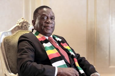 Abu Dhabi, March 17, 2019. Interview with the President of Zimbabwe, Emmerson Mnangagwa. Victor Besa/The National 