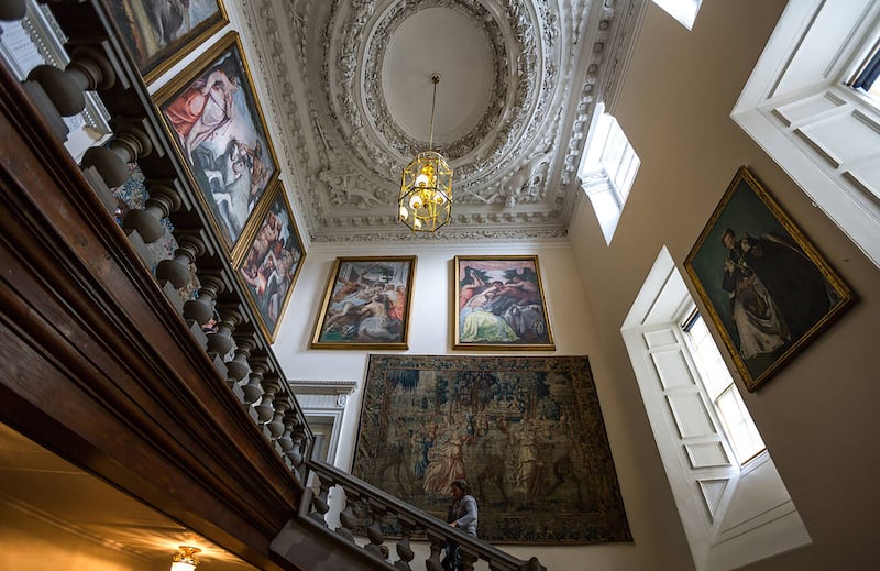 The Great Stair inside Holyroodhouse Palace. Photo: Alamy