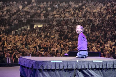 Nick Vujicic travels all over the world to spread his motivational message. Courtesy Najahi Events
