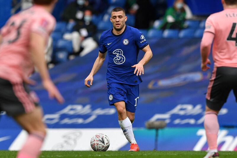 Mateo Kovacic – 7. Alongside Gilmour, helped Chelsea dominate possession in the first half and it was his driving run that started the move for Ziyech’s late goal. AFP
