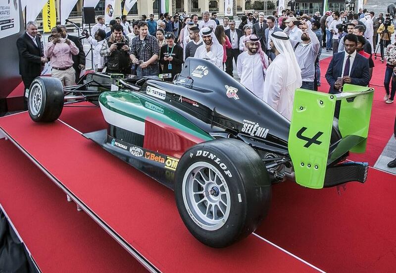 The Formula 4 series of 18 races will see an addition to the UAE's motorsports calendar that boasts 140 events. Photo Courtesy / ATCAE 