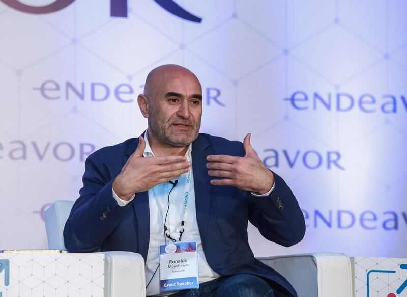 Souq.com’s chief executive Ronaldo Mouchawar says he ‘looks at the economic slowdown as an opportunity’. Victor Besa for The National