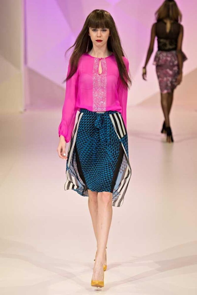 The Gisellablu fashion show, Oct. 2013, Dubai
CREDIT: Fashion Forward *** Local Caption ***  on20oc-fash-Gisellablu-1.jpg