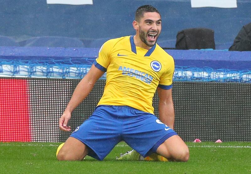 Neal Maupay - 7: Showed his predatory instinct to score a goal, having been relentless in his play before then. EPA
