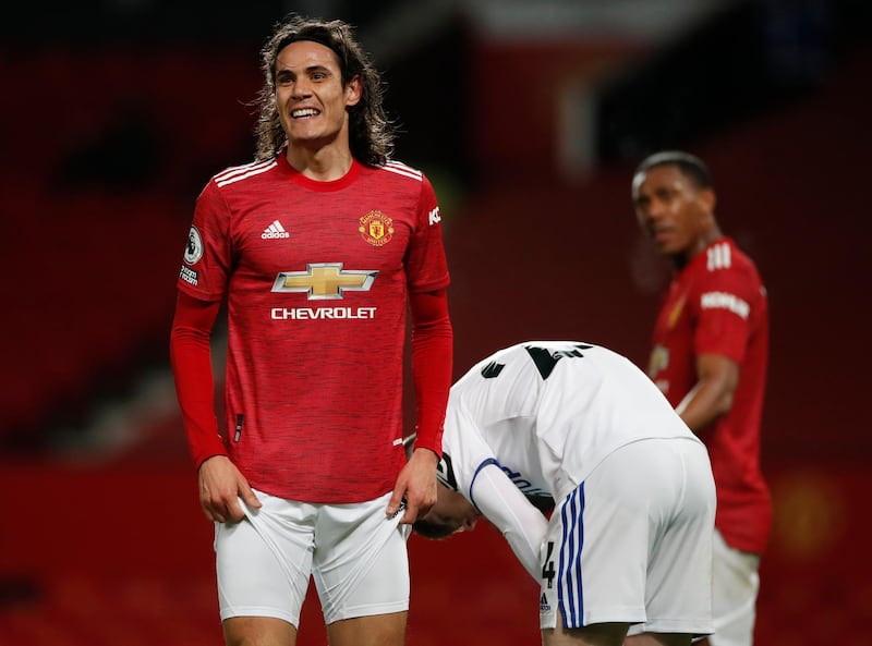 Edinson Cavani - 6. On for Rashford. Nearly scored his first goal at Old Trafford after yet another attack but shot at the goalkeeper. EPA