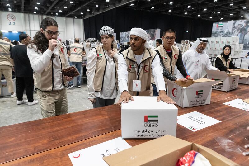 Between all three events this weekend, organisers said around 25,000 boxes have been prepared
