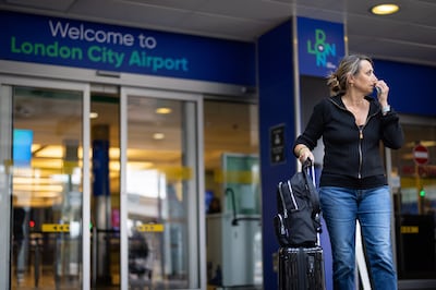London City Airport has already installed scanning equipment allowing passengers to carry up to two litres of liquids in their hand luggage through security. EPA 