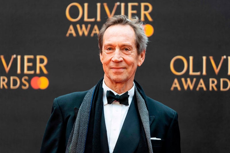 Jonathan Hyde arrives at the Olivier Awards at the Royal Albert Hall on April 7, 2019. AFP
