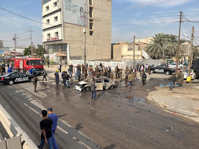 The blast was also said to have destroyed two cars in Basra.
