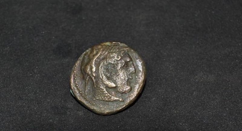 Coins were also found in the Roman ceramic workshop