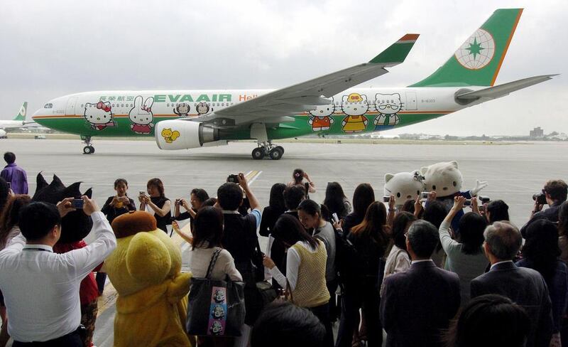 EVA Air of Taiwan meanwhile placed eighth. Sam Yeh / AFP