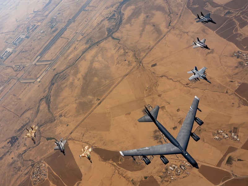 American and Israeli aircraft take part in the joint exercise Juniper Oak. AP
