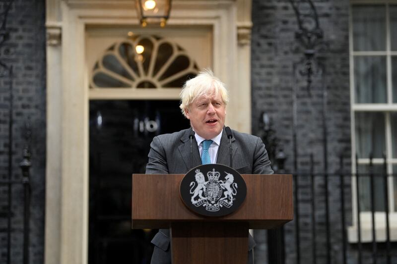 While Mr Johnson urged Conservative Party members to reunite behind the new leader Ms Truss, he could not resist making a dig at those who ousted him, saying 'they changed the rules half way through, never mind that now'. Reuters