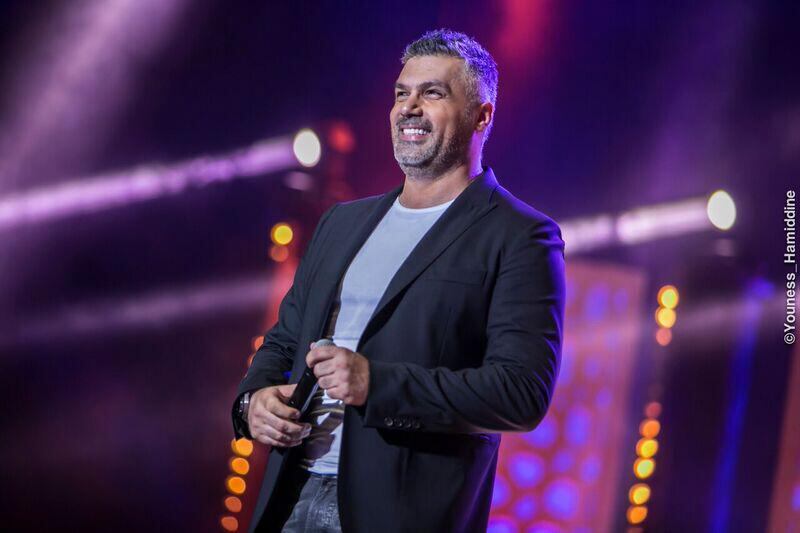 Fares Karam performed on Tuesday as part of the Mawazine Festival in Rabat Morocco. Courtesy Mawazine Festival 