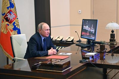 Vladimir Putin says Russia's security concerns are being ignored by the West. AFP 