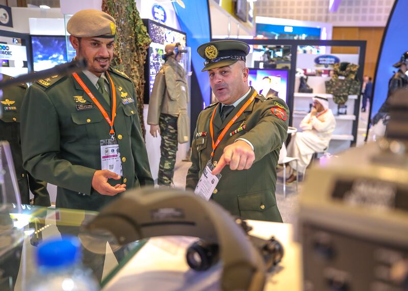 Browsing on day three of Idex