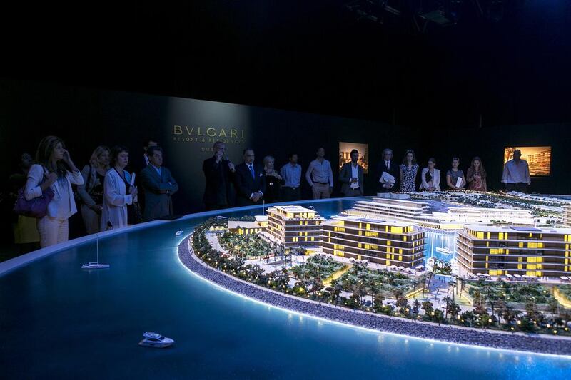 The Bvlgari Residences Dubai will be comprised of 165 apartments, 8 penthouses and 15 mansions. Reem Mohammed / The National