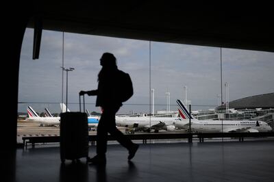 Paris's main airport has experienced some disruption. AFP
