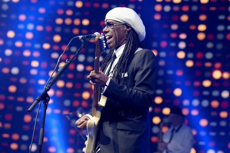 Nile Rodgers performs at the iTunes Festival in London in September. Jonathan Short / Invision / AP