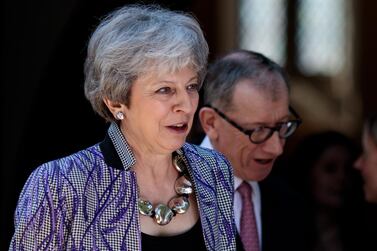 British Prime Minister Theresa May faces continued pressure from sections of her party to quit her job. Getty