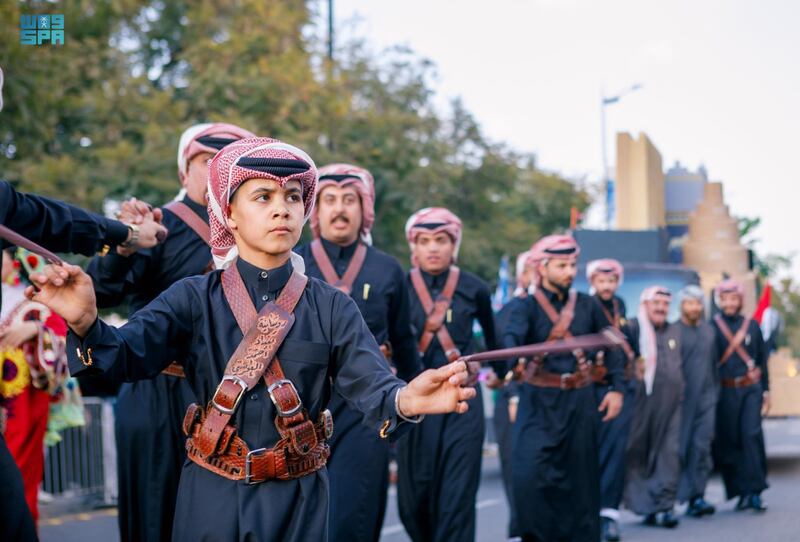 The end game is to connect folk performers from all over the world and to promote Saudi Arabia's rich performance arts culture