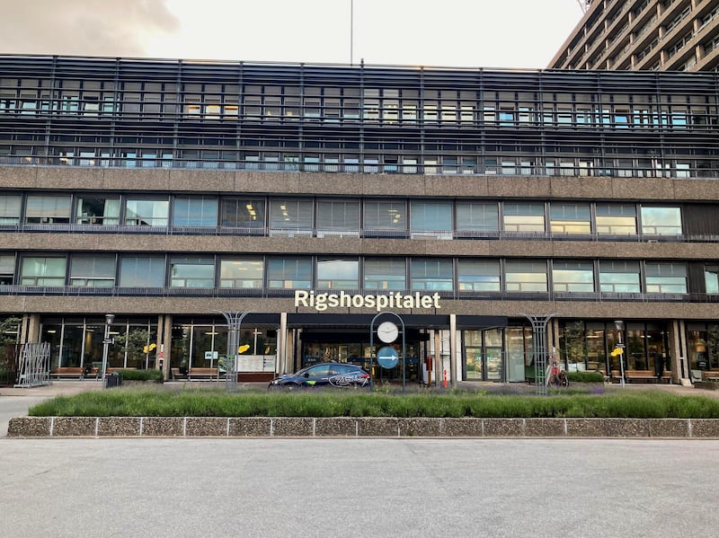 View of the Rigshospitalet hospital, where Denmark midfielder Christian Eriksen is being treated. Reuters