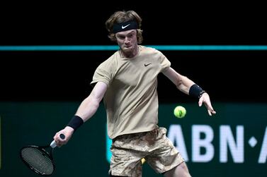 Andrey Rublev, who won the Rotterdam Open earlier this month, is seeded second at the Dubai Duty Free Tennis Championships. Reuters